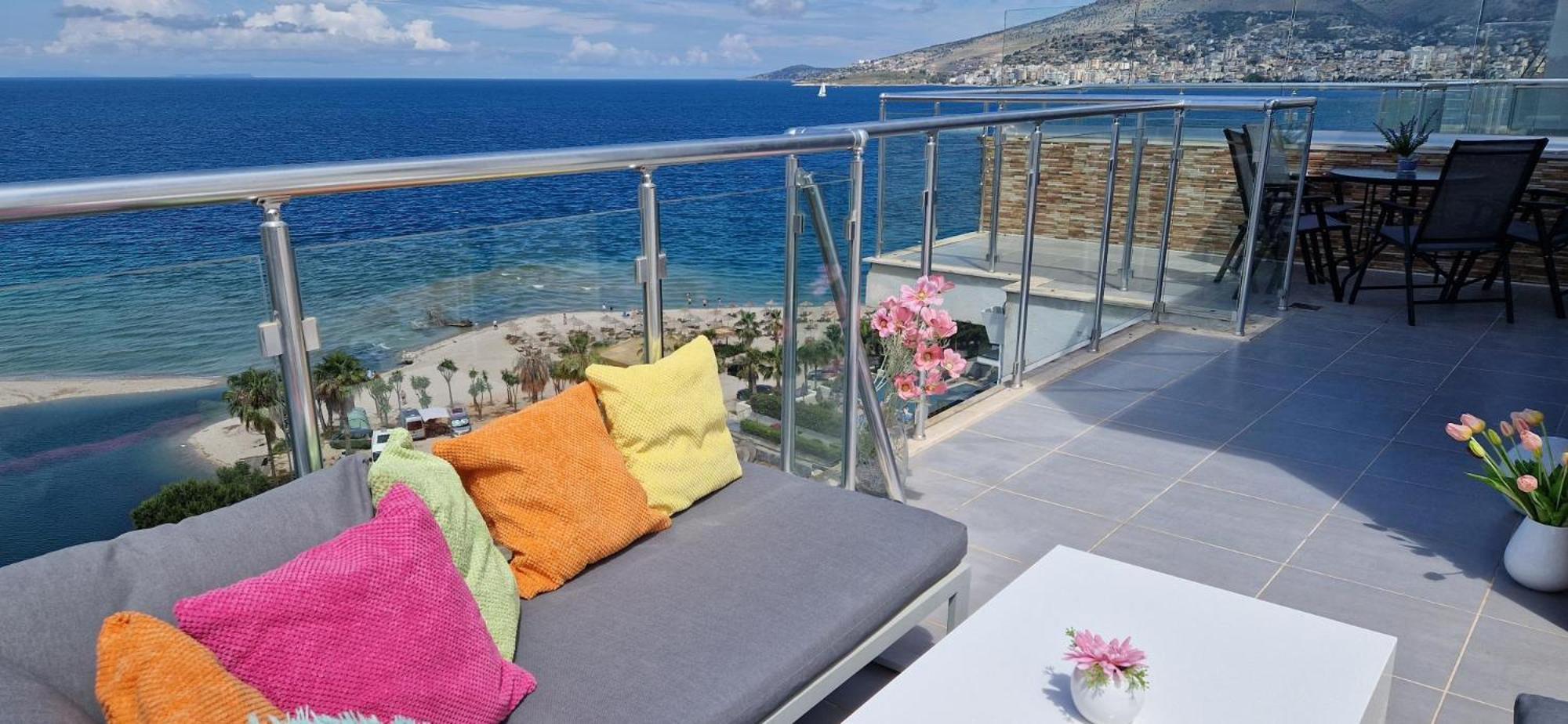 Sadet'S Penthouse Saranda Appartement Buitenkant foto