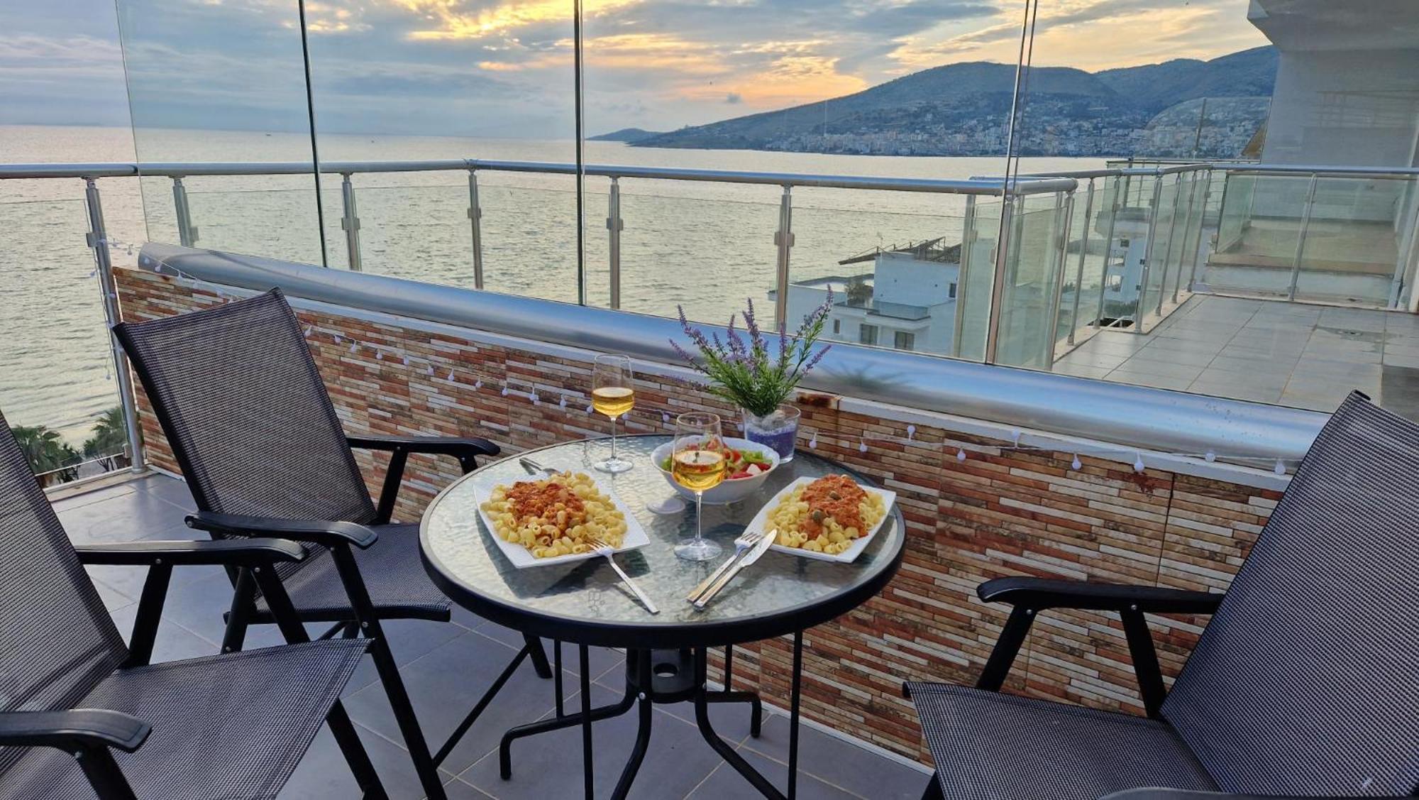 Sadet'S Penthouse Saranda Appartement Buitenkant foto